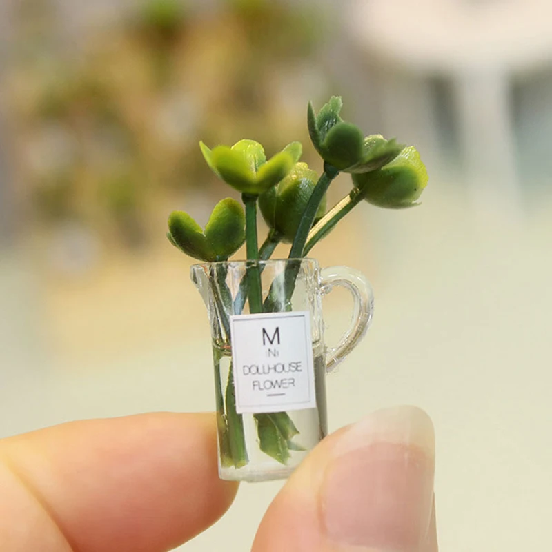 3pcs Mini Cute DIY Kitchen Decoration Transparent Potted Plant Doll Toy Dollhouse Miniature 1:12 Pot
3pcs Mini Cute DIY Kitchen Decoration Transparent Potted Plant Doll Toy Dollhouse Miniature 1:12 Pot