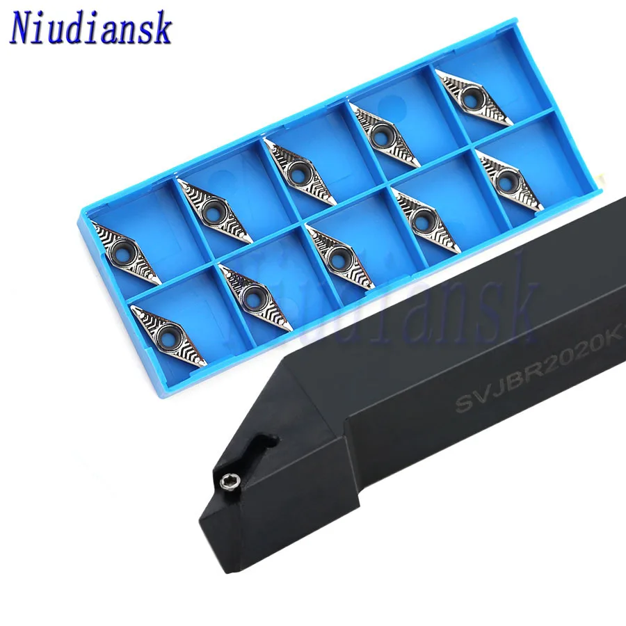 1pc SVJBR1212H11 SVJBR1616H11 External Turning Tool Holder SVJBR2020K11 CNC Lathe Tool SVJBL 10pcs VBGT1103 Carbide Inserts Suit
1pc SVJBR1212H11 SVJBR1616H11 External Turning Tool Holder SVJBR2020K11 CNC Lathe Tool SVJBL 10pcs VBGT1103 Carbide Inserts Suit