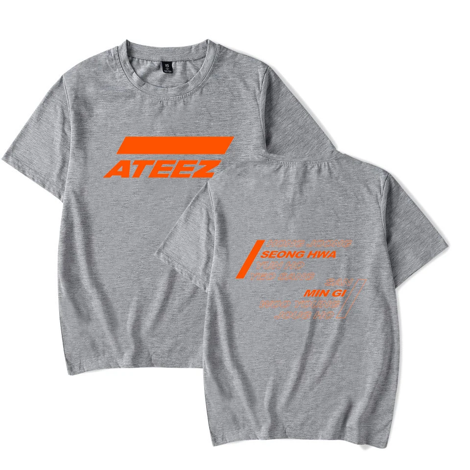 ATEEZ повседневные футболки с принтом женские и мужские одежда лето 2019 горячая