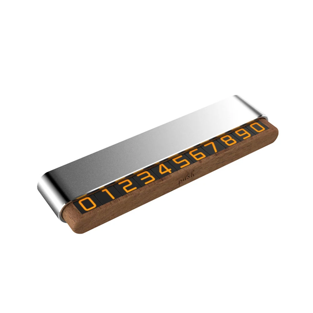 Car Temporary License Plate Walnut Creative Double Number Temporary Parking Card Can Hide Luminous Parking Card interior parts
Car Temporary License Plate Walnut Creative Double Number Temporary Parking Card Can Hide Luminous Parking Card interior parts
