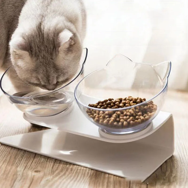Cat Food Bowl Non-Slip Pet Bowls for Cat Dog Pet Feeding Water Bowl Double Bowl Cat Dogs Feeder Protection Cervical Pet Supplies 
Cat Food Bowl Non-Slip Pet Bowls for Cat Dog Pet Feeding Water Bowl Double Bowl Cat Dogs Feeder Protection Cervical Pet Supplies