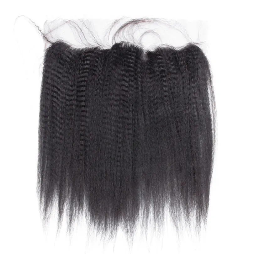 Kinky Straight13x4 Transparent Lace Frontal with Baby Hair Peruvian Remy Human Hair Frontals Free Part
Kinky Straight13x4 Transparent Lace Frontal with Baby Hair Peruvian Remy Human Hair Frontals Free Part