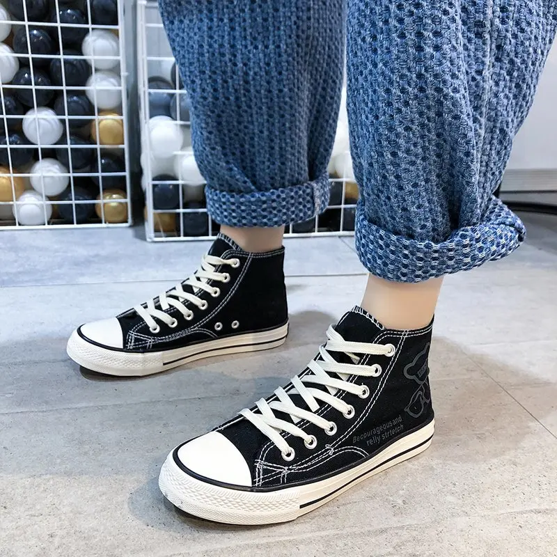 Women Canvas Shoes Woman Vulcanize Shoes Sneaker Lovely Girl Canvas ShoesHigh-top Size 43 Women Shoes Flat Shoes
Women Canvas Shoes Woman Vulcanize Shoes Sneaker Lovely Girl Canvas ShoesHigh-top Size 43 Women Shoes Flat Shoes