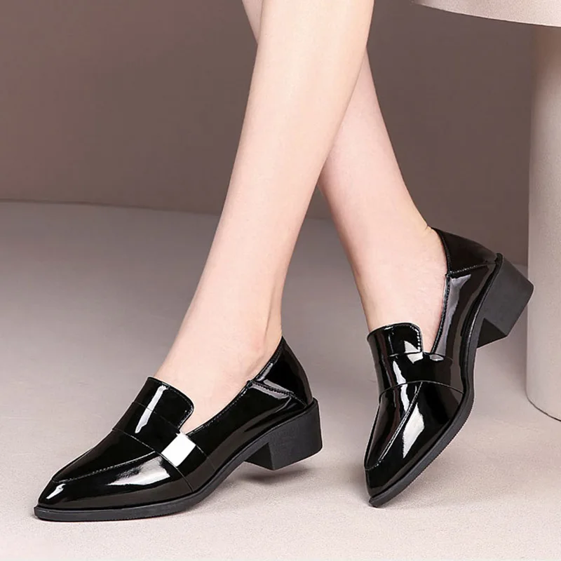 Туфли женские оксфорды с острым носком, повседневная обувь для офиса и работы, лоферы, топ-сайдеры, черные, 2020
Туфли женские оксфорды с острым носком, повседневная обувь для офиса и работы, лоферы, топ-сайдеры, черные, 2020