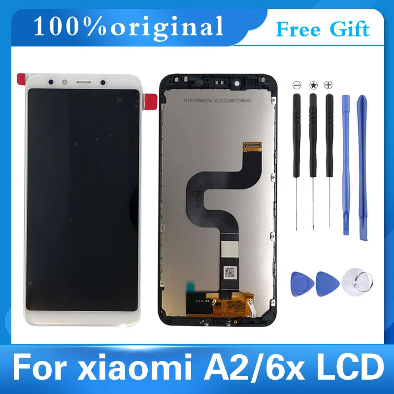 5.99'' For XiaoMi Mi A2 DIsplay MIA2 LCD Display Screen Digiziter Replacement Parts For XiaoMi MI 6X LCD With Frame
5.99'' For XiaoMi Mi A2 DIsplay MIA2 LCD Display Screen Digiziter Replacement Parts For XiaoMi MI 6X LCD With Frame