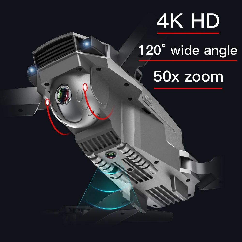 Новый Sg907 Gps Дрон с 4k 1080p Hd двойной камерой Wi Fi Rc Quadcopter оптический поток