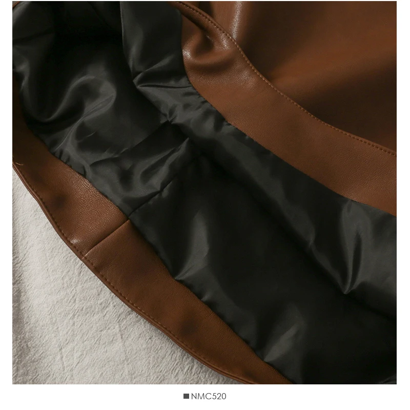ZCSMLL korean fashion style retro PU leather skirt with high waist and thin buttocks for women 2021 spring skirts
ZCSMLL korean fashion style retro PU leather skirt with high waist and thin buttocks for women 2021 spring skirts
