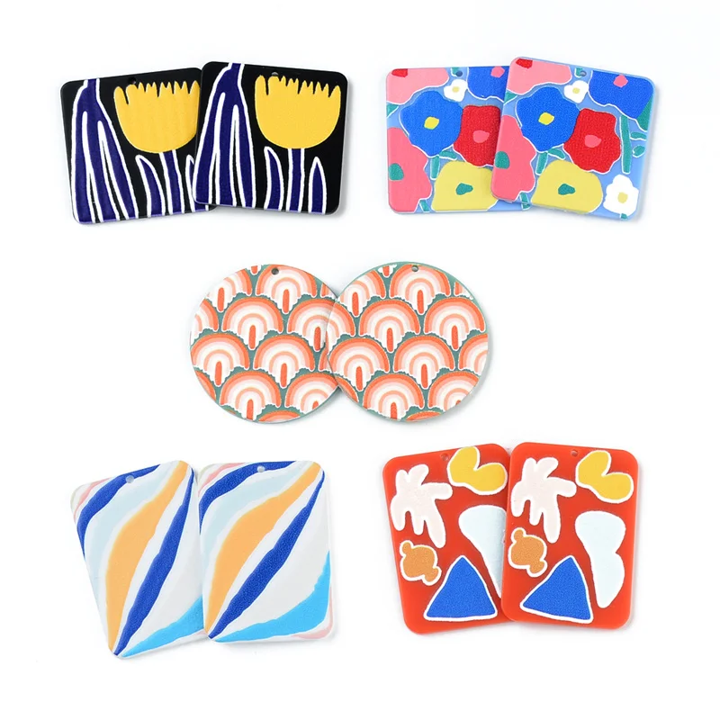 50PCS Acetate Relief Van Gogh Abstract Painting Jewelry Accessories Hand Made Earrings Connectors DIY Pendant Components Charms
50PCS Acetate Relief Van Gogh Abstract Painting Jewelry Accessories Hand Made Earrings Connectors DIY Pendant Components Charms