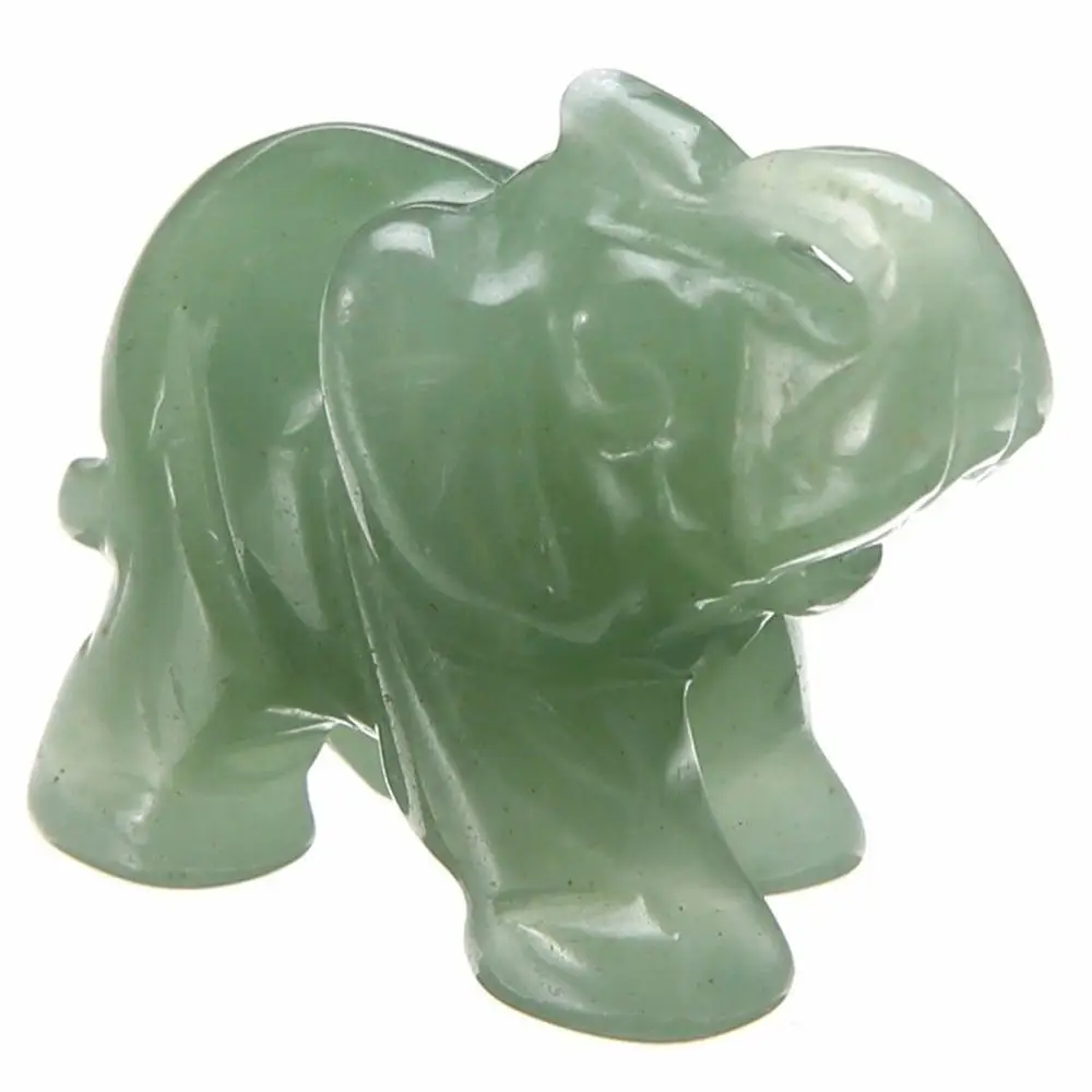 New Classic Green Pink Aventurine Jade Stone Craving Lucky elephant Feng Shui statue Figurine Home Office Ornaments
New Classic Green Pink Aventurine Jade Stone Craving Lucky elephant Feng Shui statue Figurine Home Office Ornaments