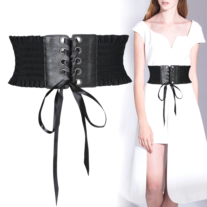 Belts For Women Stretch Bandage Belts Waistband Corsets Cummerbunds Strap Belts Girl Tassel Elastic Buckle Wide Dress Belt
Belts For Women Stretch Bandage Belts Waistband Corsets Cummerbunds Strap Belts Girl Tassel Elastic Buckle Wide Dress Belt
