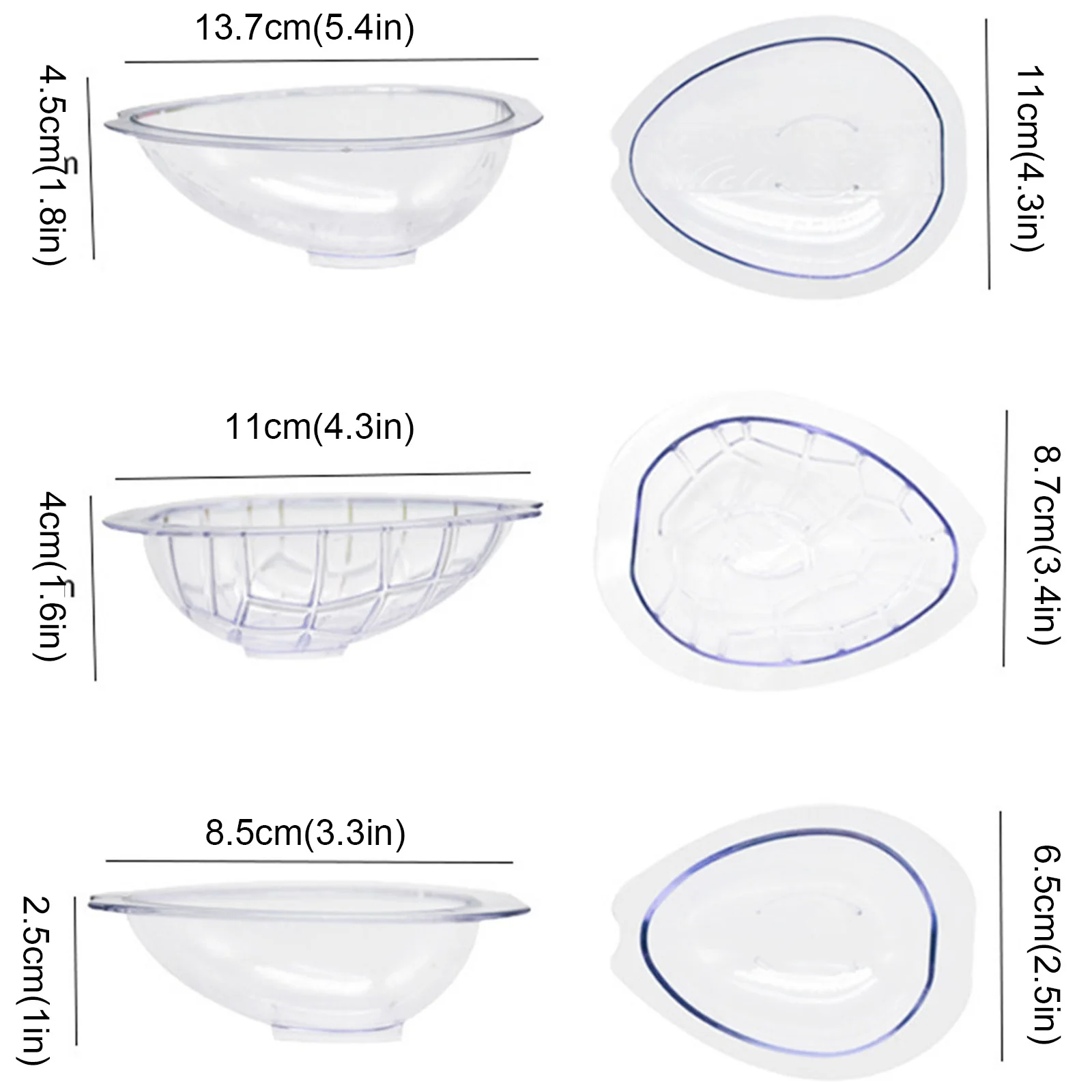 Egg 3D Chocolate Mould Reusable Baking Craft Fondant Cake Sugar Durable Easter Egg Shape Crystal Mold Colorful Egg Mold
Egg 3D Chocolate Mould Reusable Baking Craft Fondant Cake Sugar Durable Easter Egg Shape Crystal Mold Colorful Egg Mold