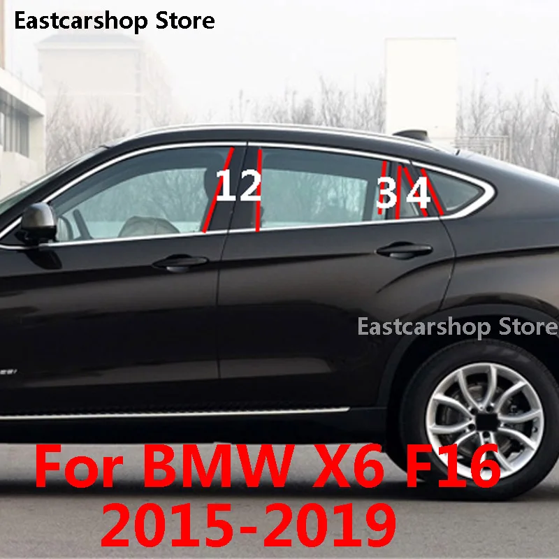 For BMW X6 F16 2019 2018 2017 2016 2015 Car B C Pillar Middle Central Column PC Window Decoration Strip Sticker Accessories
For BMW X6 F16 2019 2018 2017 2016 2015 Car B C Pillar Middle Central Column PC Window Decoration Strip Sticker Accessories