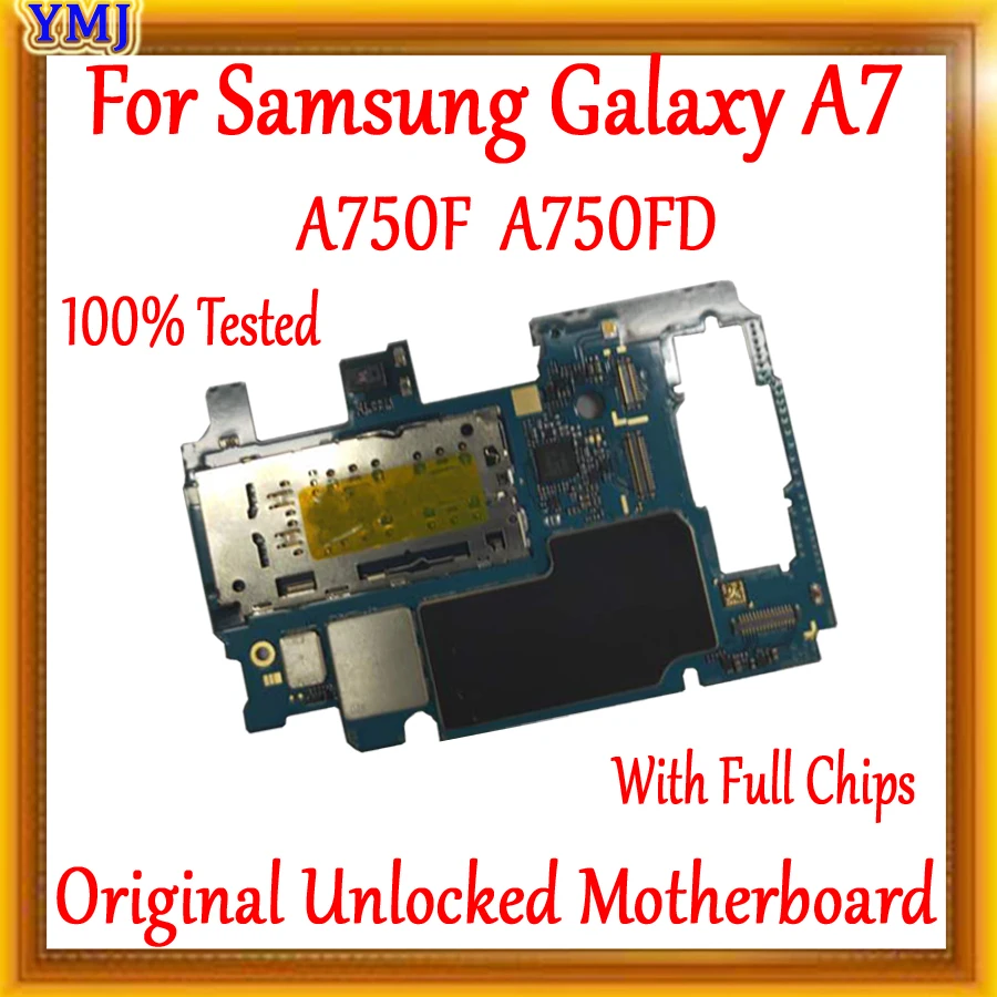 Europe Version For Samsung Galaxy A7 2018 A750FD/A750FN/A750GN Original Unlocked Motherboard with full chips Logic Board
Europe Version For Samsung Galaxy A7 2018 A750FD/A750FN/A750GN Original Unlocked Motherboard with full chips Logic Board