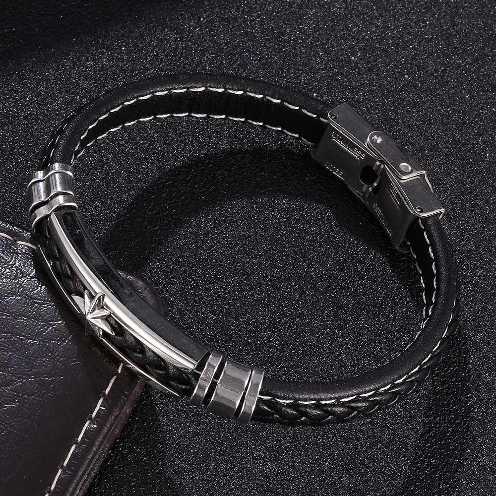 Length Adjustable Wristband Black/Blue Leather Bracelet for Women Jewelry Pulseras Mujer
Length Adjustable Wristband Black/Blue Leather Bracelet for Women Jewelry Pulseras Mujer