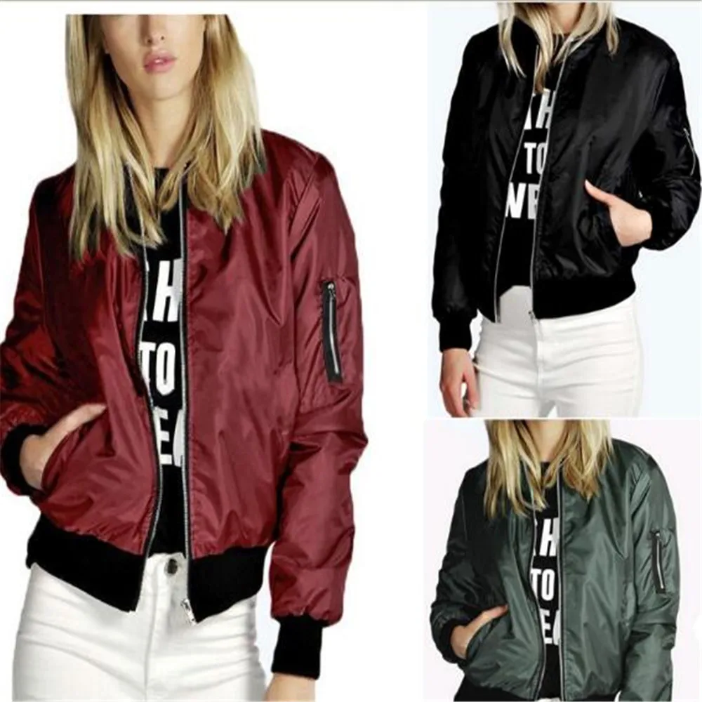 urope United States 2020 European New Women's Solid Color Fashion Zipper Jacket Coat Clothes
urope United States 2020 European New Women's Solid Color Fashion Zipper Jacket Coat Clothes
