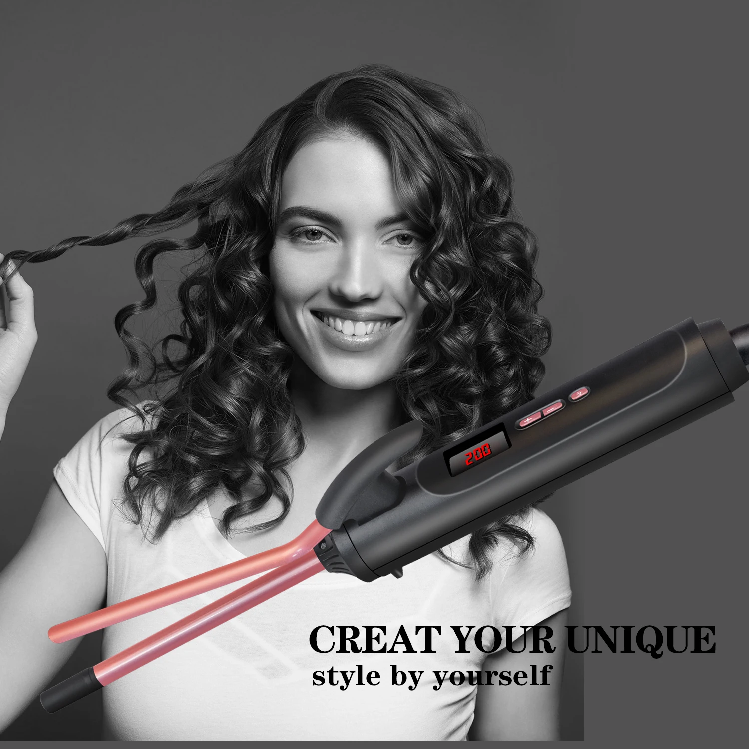 Hair Curler Ceramic Curling Wand Professional Hair Waver Hair Curlers Spiral Hair Crimper Curly Iron Crimper Hair Styling Tools
Hair Curler Ceramic Curling Wand Professional Hair Waver Hair Curlers Spiral Hair Crimper Curly Iron Crimper Hair Styling Tools