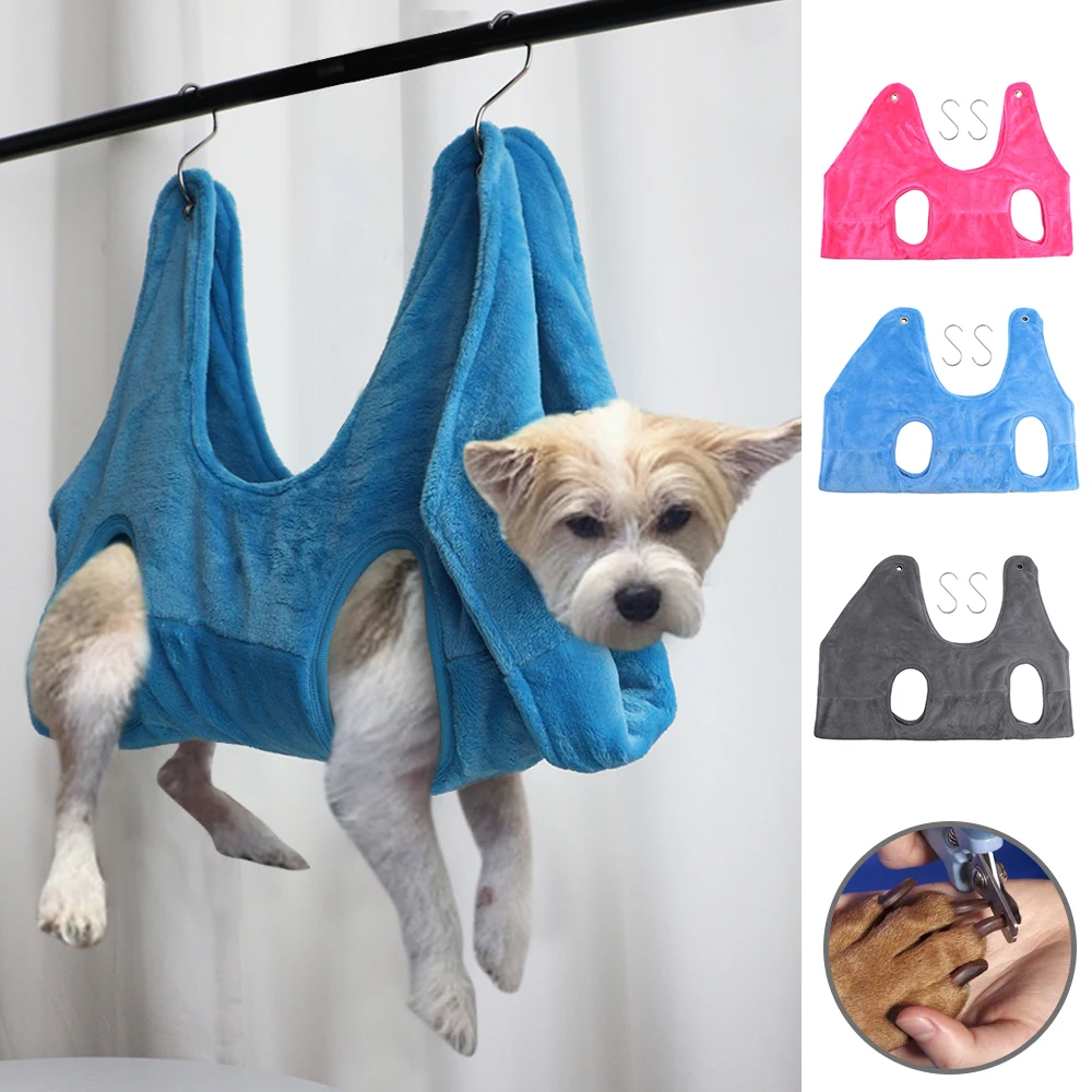 Dog Cat Hammock Helper Soft Flannel Pet Grooming Hammocks Restraint Bag Harness For Nail Clip Trimming Bathing With 2 Hook
Dog Cat Hammock Helper Soft Flannel Pet Grooming Hammocks Restraint Bag Harness For Nail Clip Trimming Bathing With 2 Hook