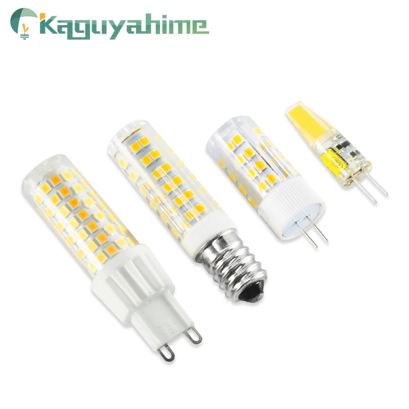 

Kaguyahime LED COB G4 G9 E14 Dimmable Lamp Bulb AC/DC 12V 3w 5w 6W 220V LED G4 G9 LightBulb for chandelier replace halogen Lamp