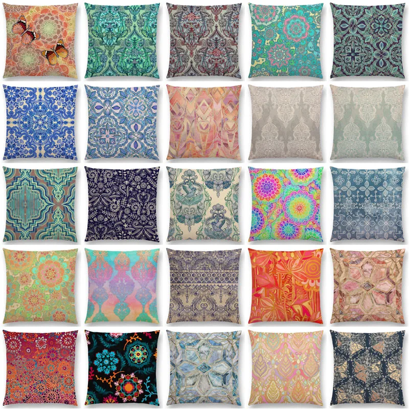 Exotic Gorgeous Geometric Porcelain Home Decorative Pattern Psychedelic Ombre Flower Sofa Throw Pillow Car Cushion Cover 45x45
Exotic Gorgeous Geometric Porcelain Home Decorative Pattern Psychedelic Ombre Flower Sofa Throw Pillow Car Cushion Cover 45x45