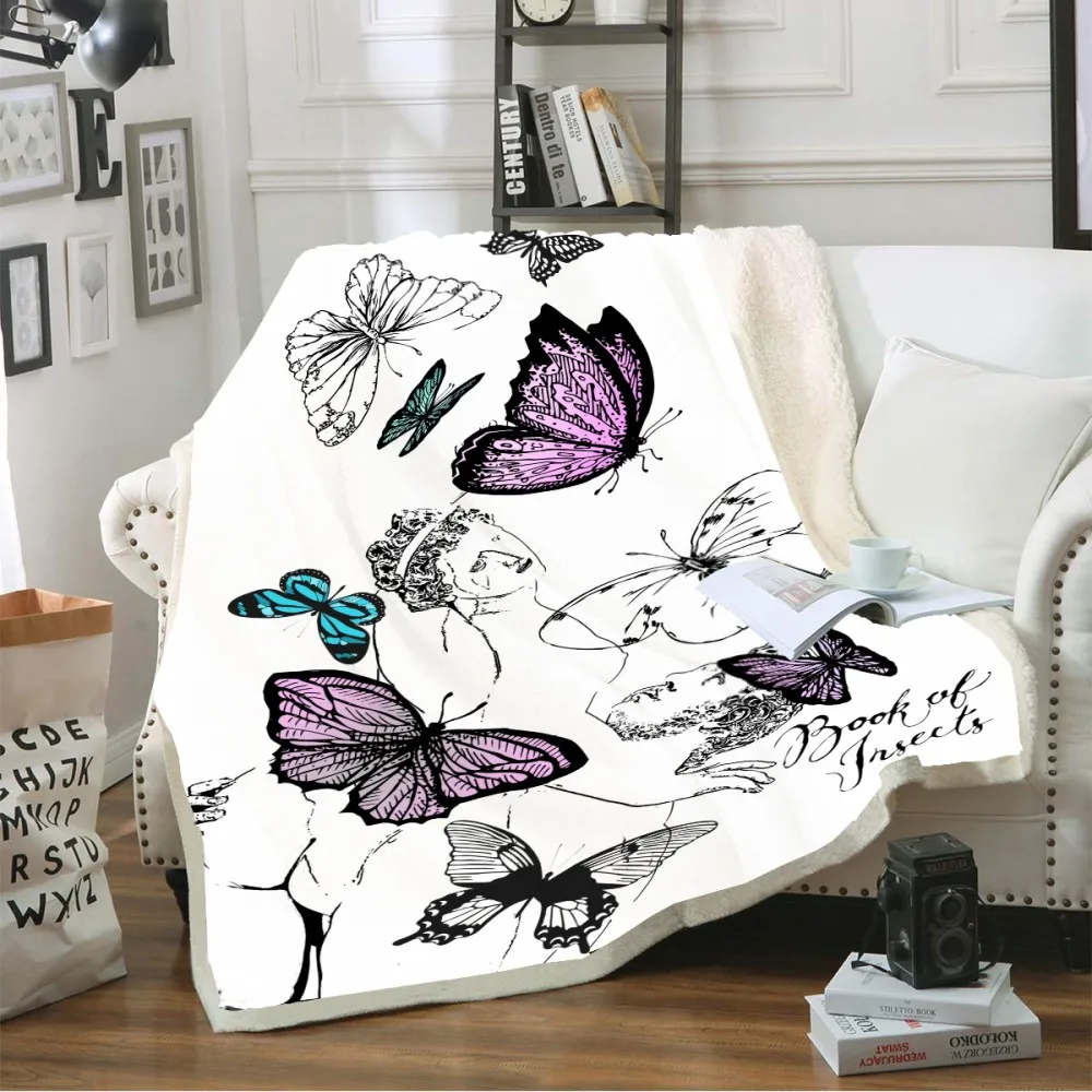 Пледы одеяло 3D Бабочка красота печати уютное одеяло шерстяное одеяло белая кровать диван покрытие девушки сон одеяло насекомых
Пледы одеяло 3D Бабочка красота печати уютное одеяло шерстяное одеяло белая кровать диван покрытие девушки сон одеяло насекомых