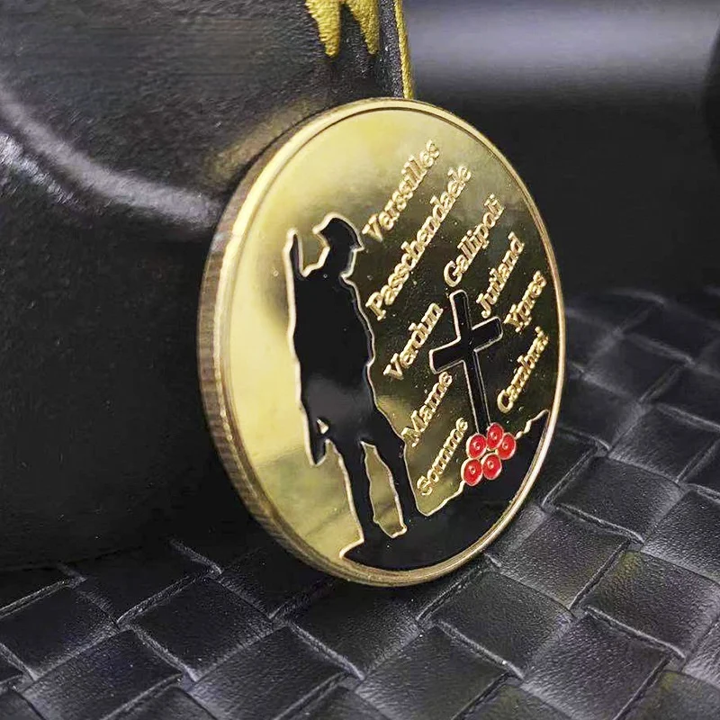 The First World War (1914-1918) Souvenir Coin The Great War Gold Plated Commemorative Coin Collectible 1PCS Challenge Coin
The First World War (1914-1918) Souvenir Coin The Great War Gold Plated Commemorative Coin Collectible 1PCS Challenge Coin