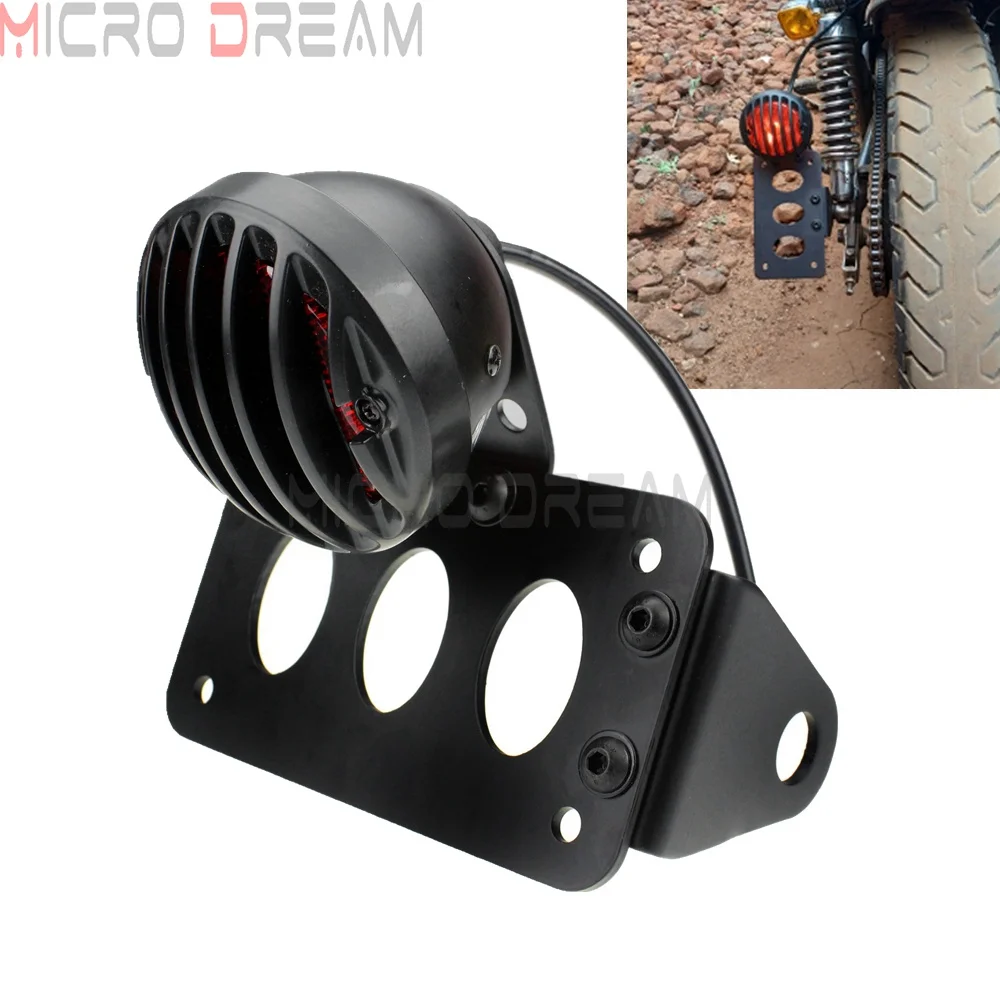 Motorcycle Brake Tail Lights w/ License Number Plate Bracket Holder For Harley Sportster Chopper Bobber Custom Stop Rear Lamp
Motorcycle Brake Tail Lights w/ License Number Plate Bracket Holder For Harley Sportster Chopper Bobber Custom Stop Rear Lamp