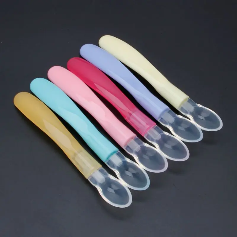 Newborn Baby Soft Safety Silicone Infan Learning Feeding Spoon Flatware Children Dishes Tableware Soup Spoon
Newborn Baby Soft Safety Silicone Infan Learning Feeding Spoon Flatware Children Dishes Tableware Soup Spoon