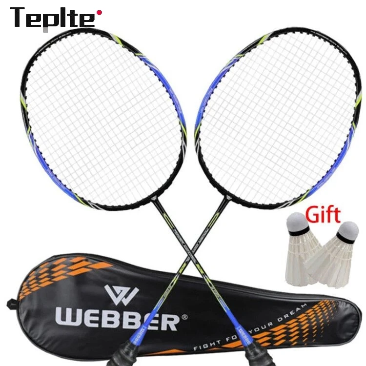 A pair Professional Badminton Rackets Set Ultra light Double Badminton Racquet Titanium Alloy Lightest Playing Badminton whole
A pair Professional Badminton Rackets Set Ultra light Double Badminton Racquet Titanium Alloy Lightest Playing Badminton whole