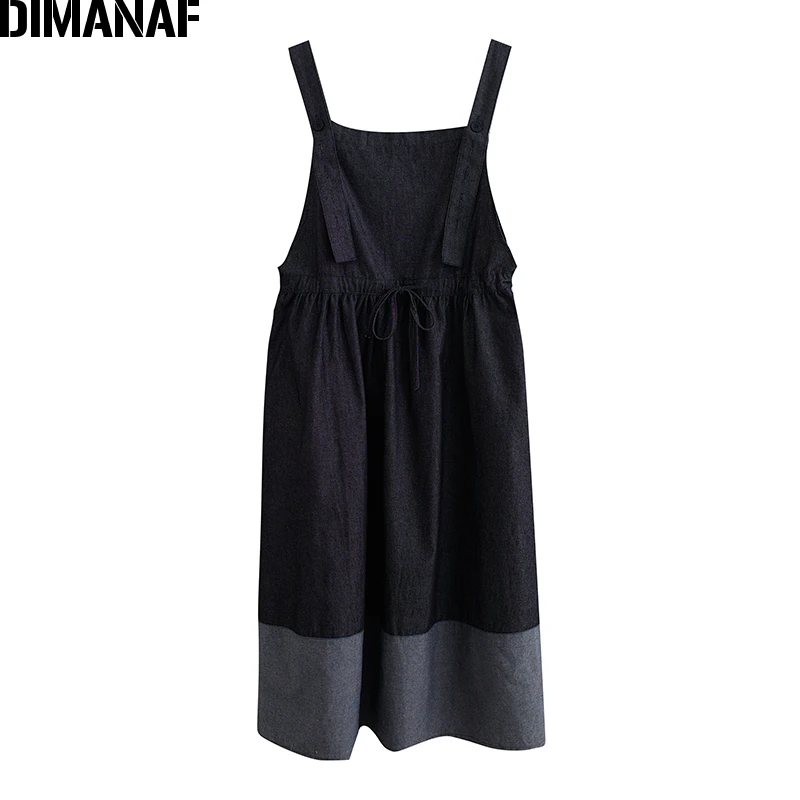 DIMANAF 2021 Summer Dress Sundress Women Vintage Denim Lady Vestidos Long Dress Pleated Black With Sashes SleevelessOversize
DIMANAF 2021 Summer Dress Sundress Women Vintage Denim Lady Vestidos Long Dress Pleated Black With Sashes SleevelessOversize