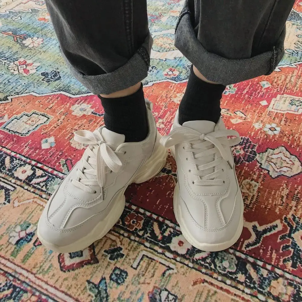 Fashion old shoes women's tide 2020 spring and autumn new thick bottom wild casual white shoes sports shoes X273
Fashion old shoes women's tide 2020 spring and autumn new thick bottom wild casual white shoes sports shoes X273