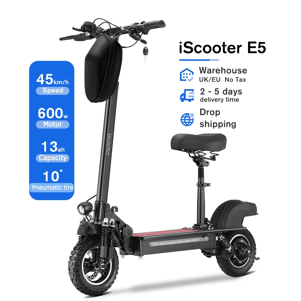 

600W 13ah 45km/h No Tax EU Warehouse Fast 10 Inch Electric Scooter Easily Folding Electric Scooters