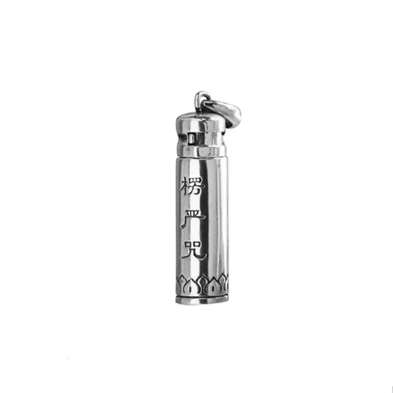 2019 New Style 925 Silver Thai Silver Vintage Men Necklace Cylindrical Six-Word Mantra Men And Women Pendant Accessories
2019 New Style 925 Silver Thai Silver Vintage Men Necklace Cylindrical Six-Word Mantra Men And Women Pendant Accessories