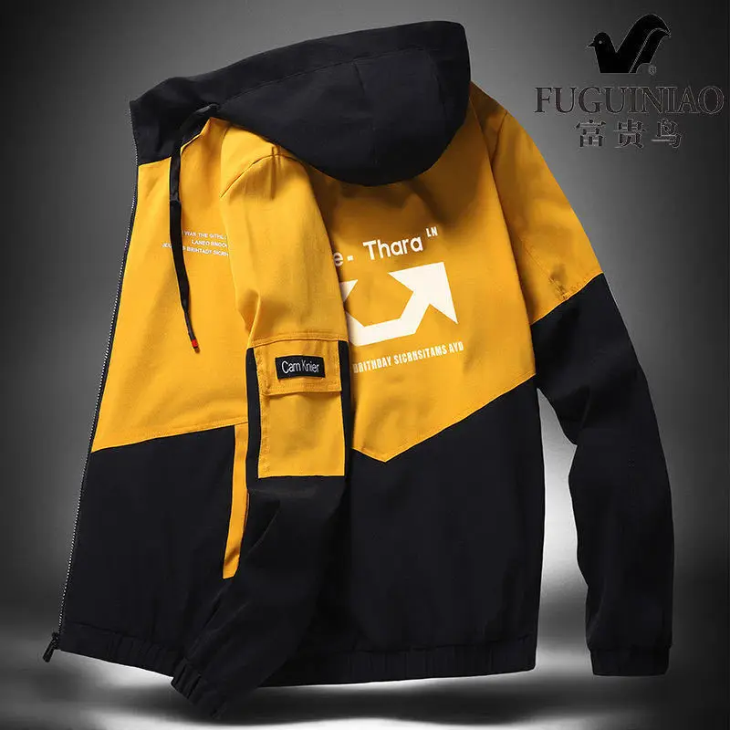 Spring and Autumn Brand Men's Street Streetwear Hip Hop Jacket Windbreaker Hooded Casual Multi-pocket Workwear Jacket Men's
Spring and Autumn Brand Men's Street Streetwear Hip Hop Jacket Windbreaker Hooded Casual Multi-pocket Workwear Jacket Men's