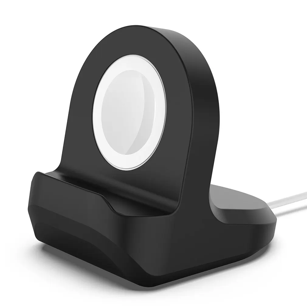 Rechargeable Silicone Stand Station Dock for Apple Watch Hands Free Watch Holder Cable Hole Charging Bracket for iWatch
Rechargeable Silicone Stand Station Dock for Apple Watch Hands Free Watch Holder Cable Hole Charging Bracket for iWatch