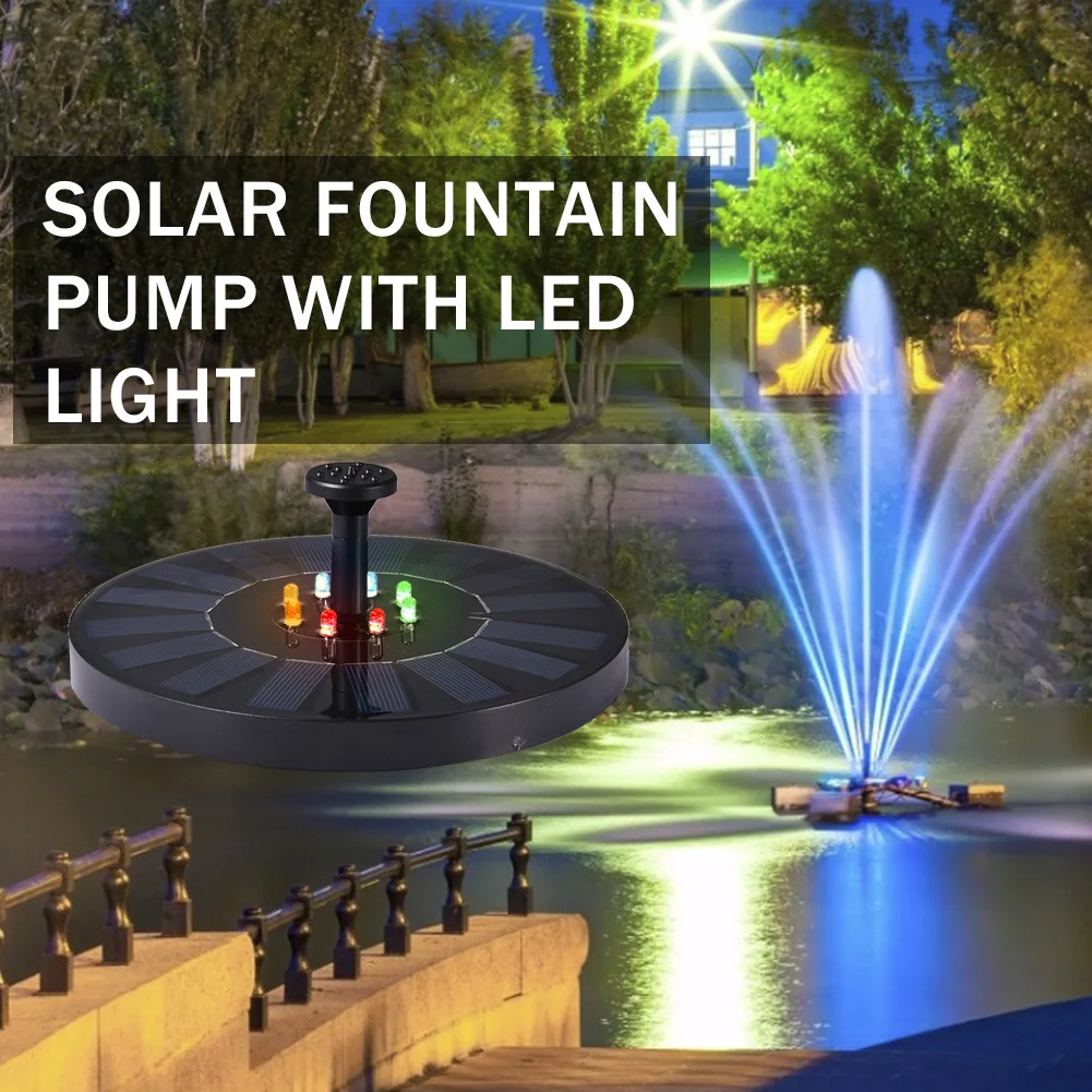 Solar Pump Stable Floating LED Fountain With Automatic Color Change For Garden Pond Swimming Pool
Solar Pump Stable Floating LED Fountain With Automatic Color Change For Garden Pond Swimming Pool