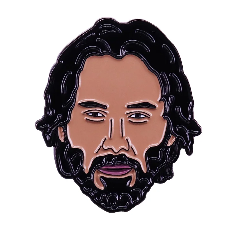 Keanu Reeves эмалированная булавка отличный актер ДЮС Джон Вик Билл и Тед подарки для