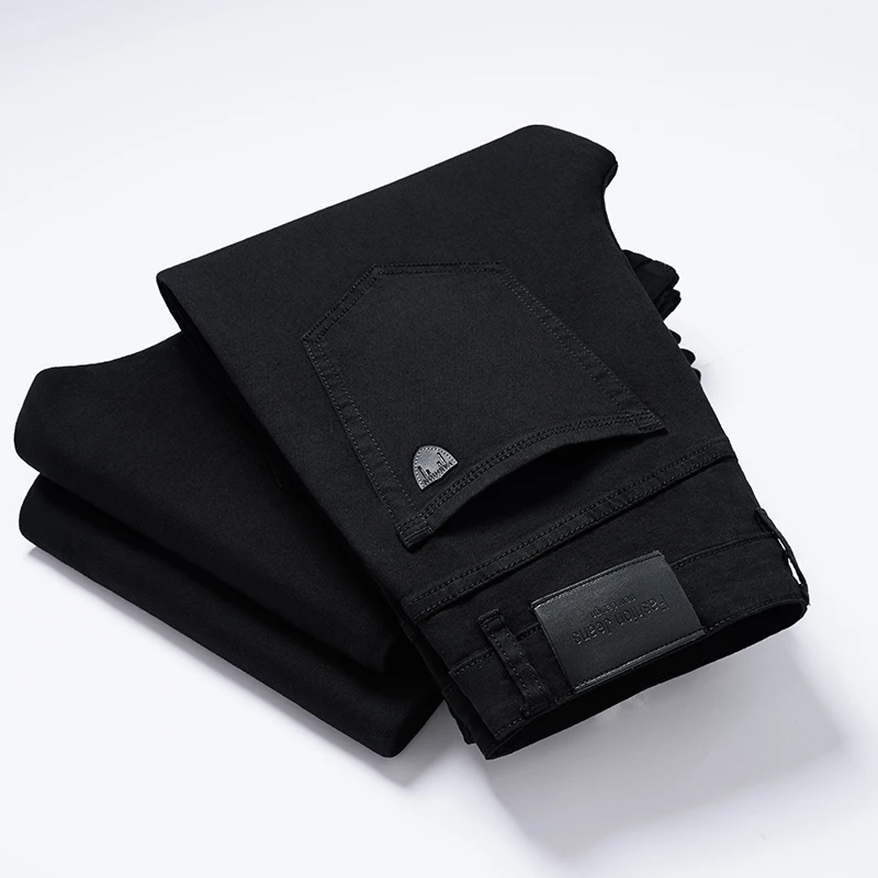 Джинсы мужские стрейчевые, модные брендовые облегающие деловые повседневные свободные брюки из денима с прямыми штанинами, в Корейском сти... 
Джинсы мужские стрейчевые, модные брендовые облегающие деловые повседневные свободные брюки из денима с прямыми штанинами, в Корейском сти...