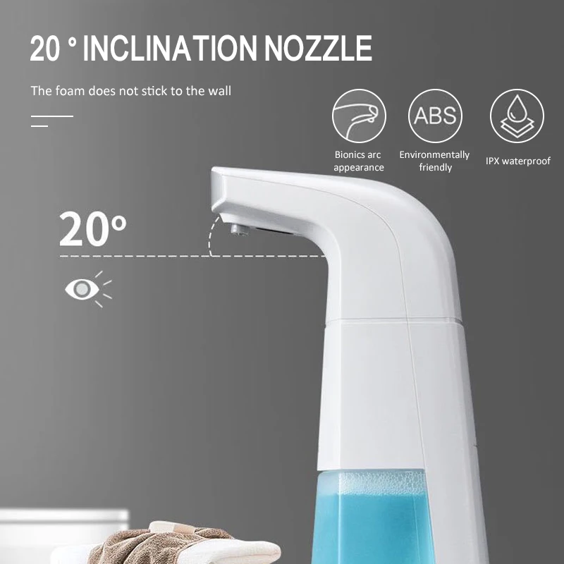 Liquid Soap Dispensers 310ML IR Sensor Automatic Soap Dispenser Liquid Hand Wash Dispenser Bathroom-UK Bathroom Hardware
Liquid Soap Dispensers 310ML IR Sensor Automatic Soap Dispenser Liquid Hand Wash Dispenser Bathroom-UK Bathroom Hardware