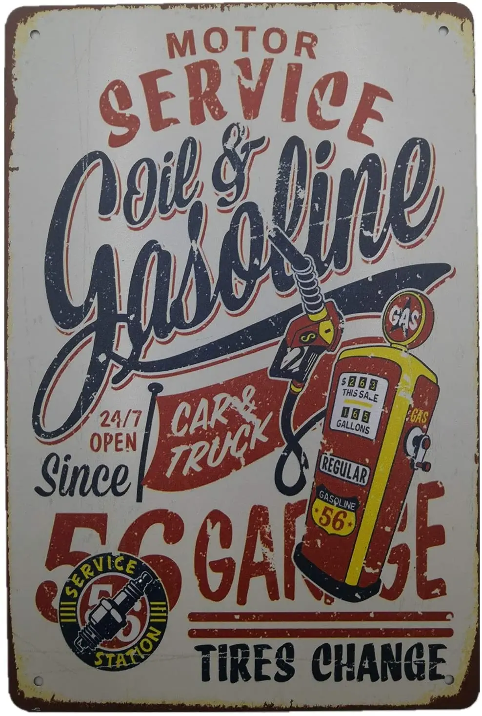 Metal Vintage Tin Sign Decor Fuel Gas Station for Garage Bar Pub Shop Funny Retro Wall Art Sign 12" X 8"
Metal Vintage Tin Sign Decor Fuel Gas Station for Garage Bar Pub Shop Funny Retro Wall Art Sign 12" X 8"