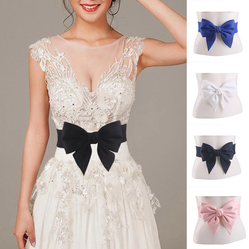 Women Big Bow Waistband Elastic Wide Stretch Waist Belt New Designer Belts Straps for Girls Clothes Accessories
Women Big Bow Waistband Elastic Wide Stretch Waist Belt New Designer Belts Straps for Girls Clothes Accessories
