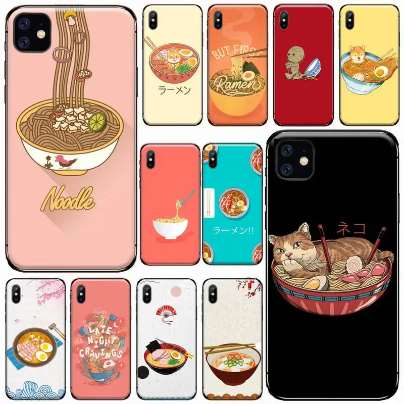 Cute noodle cat food art cartoon Phone Cases for iPhone 11 12 pro XS MAX 8 7 6 6S Plus X 5S SE 2020 XR Soft silicone cover funda
Cute noodle cat food art cartoon Phone Cases for iPhone 11 12 pro XS MAX 8 7 6 6S Plus X 5S SE 2020 XR Soft silicone cover funda