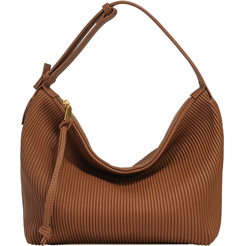 Women's Shoulder Bag Luxury Retro Large Capacity Wrinkled Stripe Handbag Fashion High-grade Feeling Versatile Leisure Shopping
Women's Shoulder Bag Luxury Retro Large Capacity Wrinkled Stripe Handbag Fashion High-grade Feeling Versatile Leisure Shopping