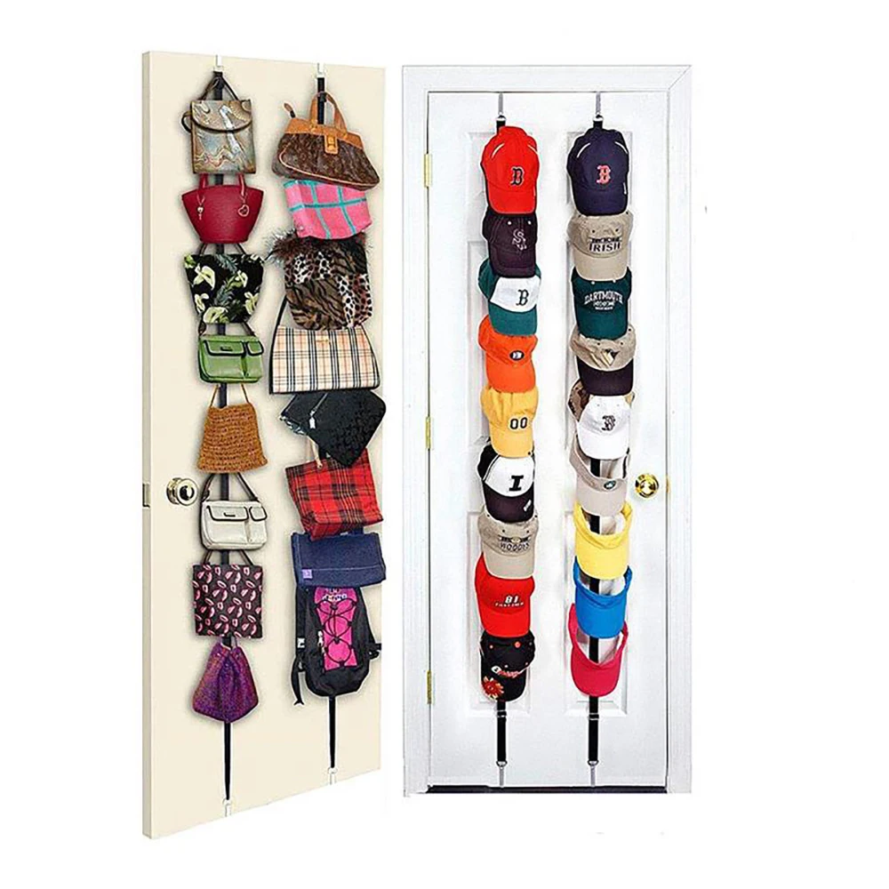 Multipurpose Hooks Hat Bag Holder Baseball Cap Rack Clothes Coat Hangers Black Towel Door Top Bathroom Home Storage Organizer
Multipurpose Hooks Hat Bag Holder Baseball Cap Rack Clothes Coat Hangers Black Towel Door Top Bathroom Home Storage Organizer