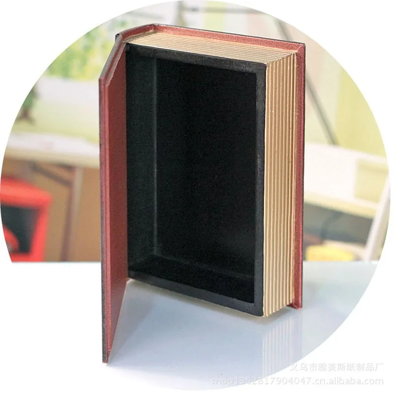 1pcs Wooden Vintage Secret Storage Box Retro Collection Props Fake Book Office Decoration Ornaments Handicrafts Furnishing
1pcs Wooden Vintage Secret Storage Box Retro Collection Props Fake Book Office Decoration Ornaments Handicrafts Furnishing