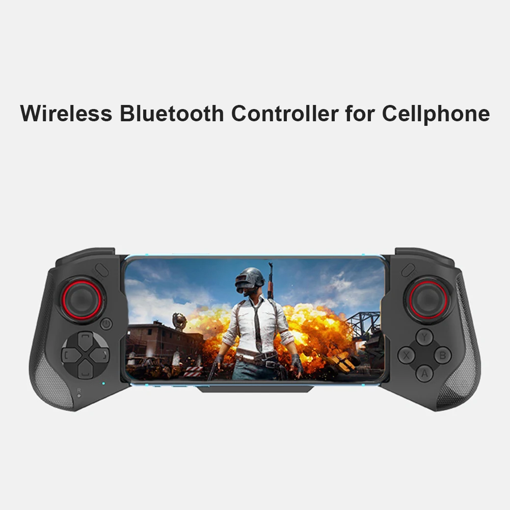 Telescopic Bluetooth-compatible Game Controller Wireless Gamepad Trigger Joystick Joypad for PUBG Mobile iOS Android Phone
Telescopic Bluetooth-compatible Game Controller Wireless Gamepad Trigger Joystick Joypad for PUBG Mobile iOS Android Phone