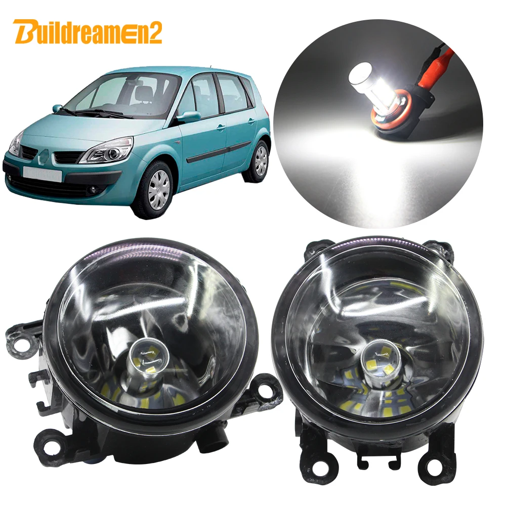 Buildreamen2 For Renault Scenic II III 2003-2015 Car H11 Fog Light Lampshade + Bulb DRL Daytime Running Light 12V Accessories
Buildreamen2 For Renault Scenic II III 2003-2015 Car H11 Fog Light Lampshade + Bulb DRL Daytime Running Light 12V Accessories