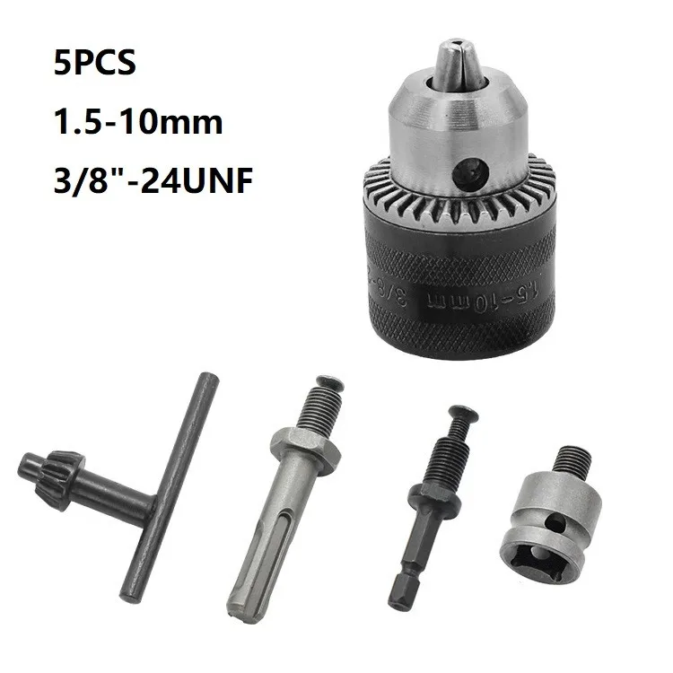 1.5-10mm 3/8"-24UNF Angle Grinder To Hand Electric Drill Chuck Drill Convert Adapter M10 Thread For 100 Type Angle Grinder Accs
1.5-10mm 3/8"-24UNF Angle Grinder To Hand Electric Drill Chuck Drill Convert Adapter M10 Thread For 100 Type Angle Grinder Accs