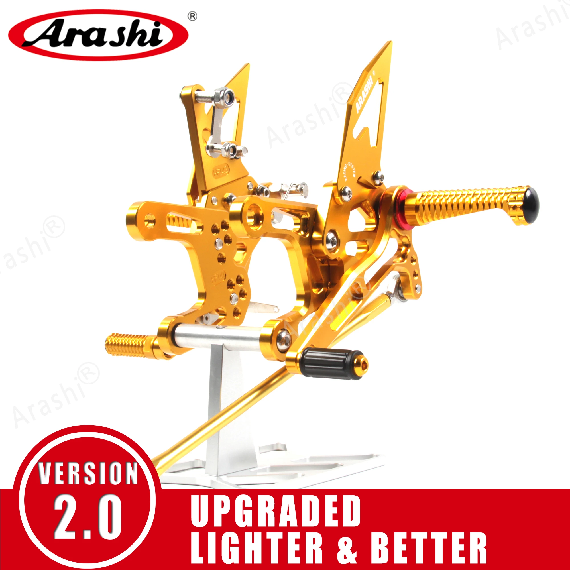 Arashi 1 Set For KAWASAKI ZX-10R 2004 - 2015 CNC Adjustable Footrest Race Foot Pegs Rearset NINJA ZX10R ZX 10R 2008 2009
Arashi 1 Set For KAWASAKI ZX-10R 2004 - 2015 CNC Adjustable Footrest Race Foot Pegs Rearset NINJA ZX10R ZX 10R 2008 2009