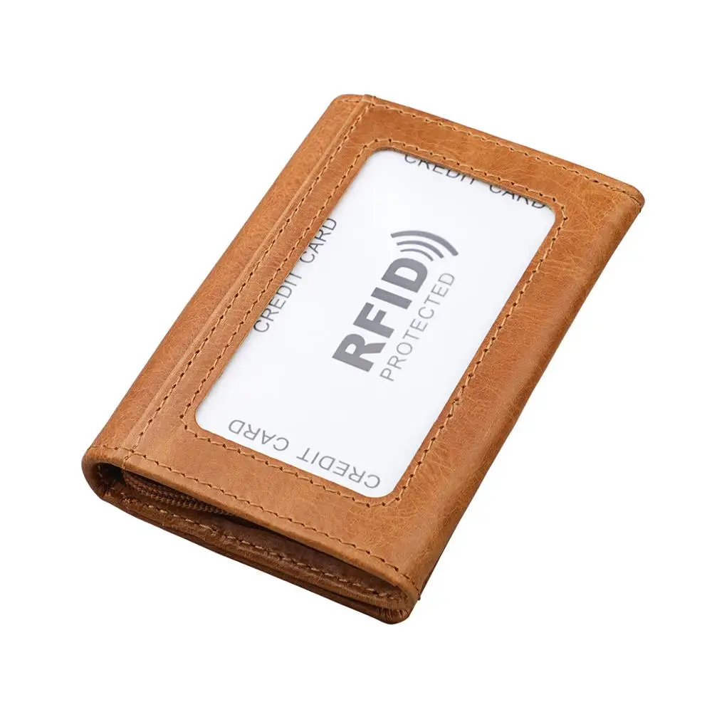 New Travel Wallet Card Holder RFID Organiser Pouch for Cards Money IDs Tri-fold Multi-function Genuine Leather Hasp Storage Bag | Багаж и