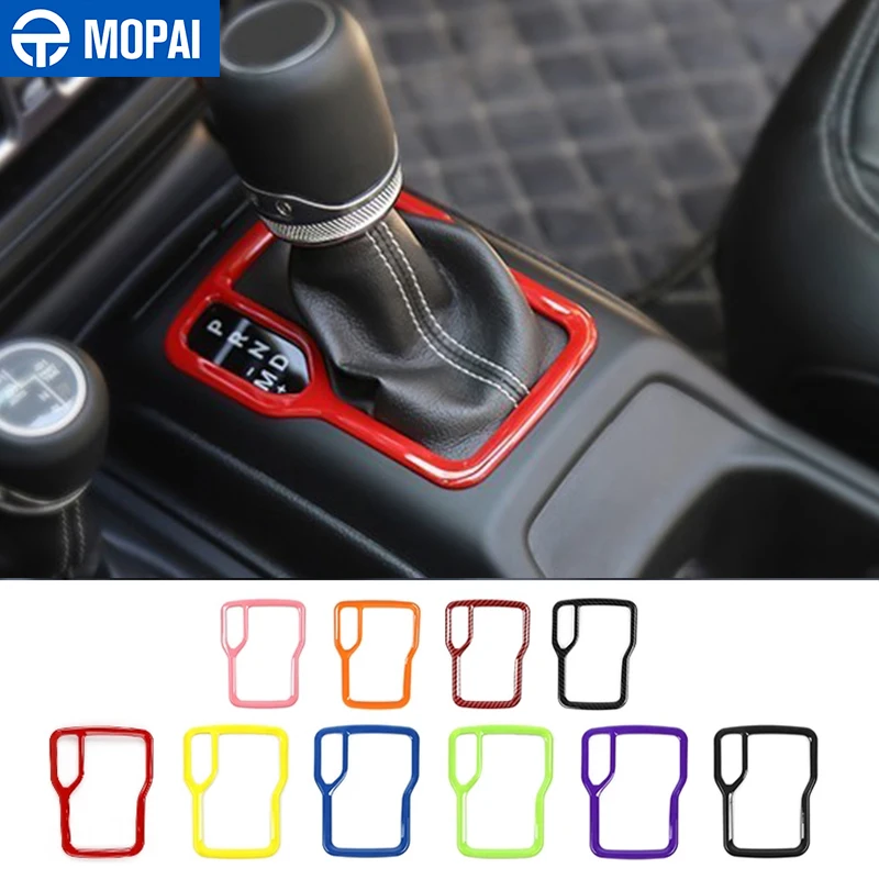 MOPAI Gear Shift Collars for Jeep Wrangler JL 2018+ Car Gear Shift Panel Decoration Cover for Jeep JL Wrangler Car Accessories
MOPAI Gear Shift Collars for Jeep Wrangler JL 2018+ Car Gear Shift Panel Decoration Cover for Jeep JL Wrangler Car Accessories